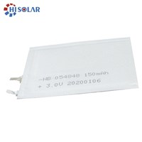 Batterie au lithium polymère 150mAh 3.0V