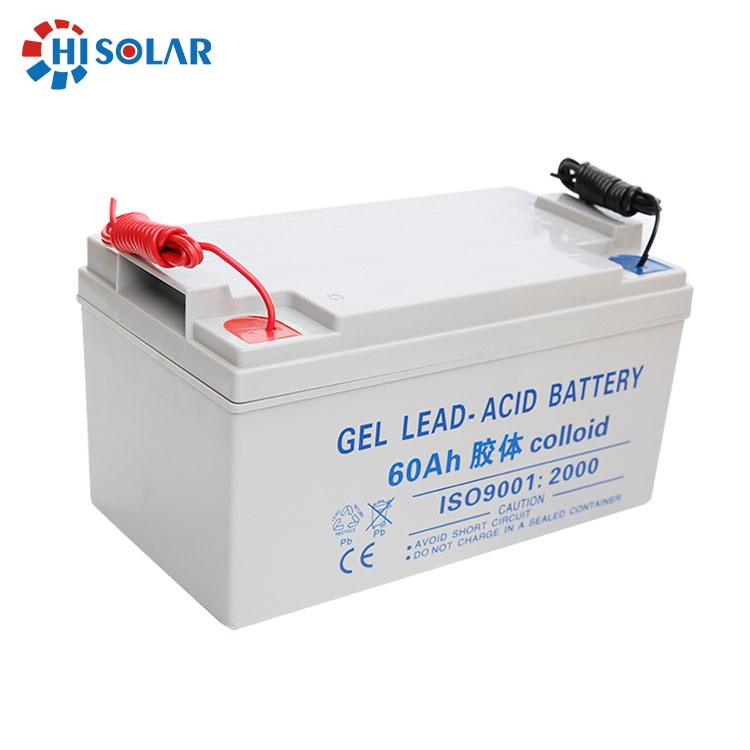 Batterie rechargeable 12V 60Ah scellée au plomb-acide GEL pour système ups